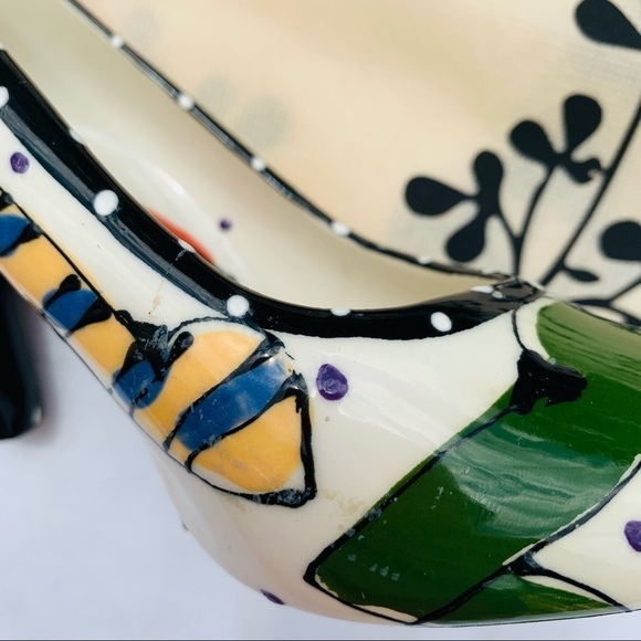 Vintage Robin Sterling Neiman Marcus rainbow 2003 Chips & Dip stiletto set - Picture 12 of 16